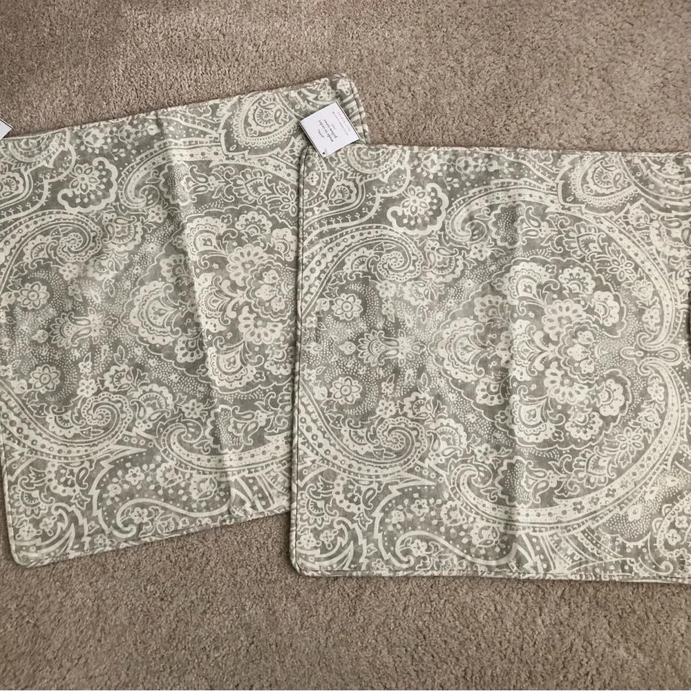 NWT Set 2 Pottery Barn Pillow Covers